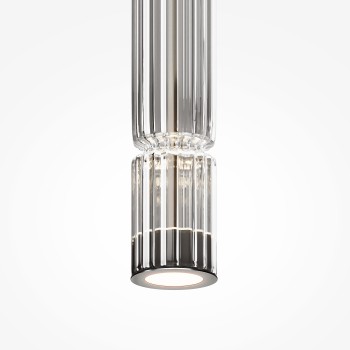 Pendul LED Ordo crom Maytoni, D8, 8W, H365