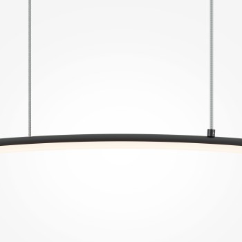 Lustră LED Curve negru Maytoni, H306, 15W