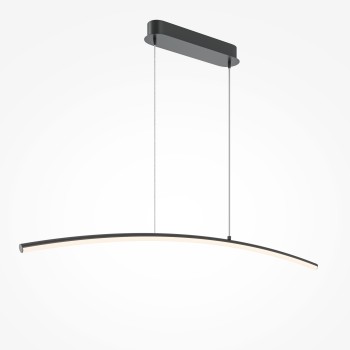 Lustră LED Curve negru Maytoni, H306, 15W
