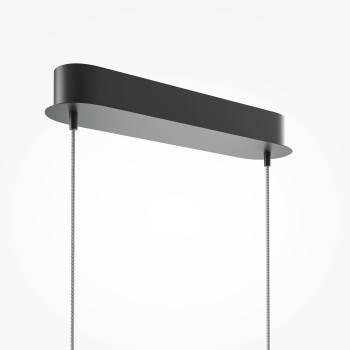 Lustră LED Curve negru Maytoni, H306, 15W