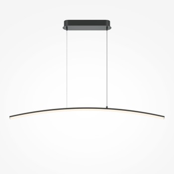 Lustră LED Curve negru Maytoni, H306, 15W