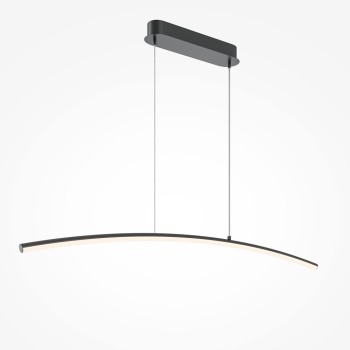Lustră LED Curve negru Maytoni, H306, 15W