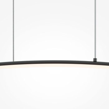Lustră LED Curve negru Maytoni, H306, 15W