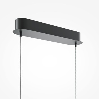 Lustră LED Curve negru Maytoni, H306, 15W