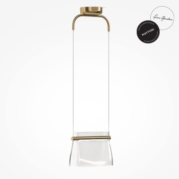 Pendul LED Cabaret alamă Maytoni, H329, 8W