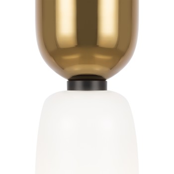 Pendul Memory negru Maytoni, D8, 1xE14, white and gold