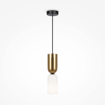 Pendul Memory negru Maytoni, D8, 1xE14, white and gold