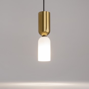 Pendul Memory negru Maytoni, D8, 1xE14, white and gold