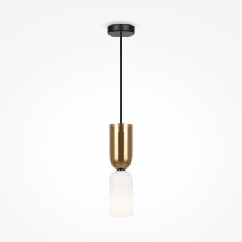 Pendul Memory negru Maytoni, D8, 1xE14, white and gold