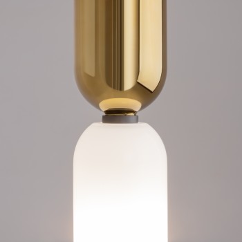 Pendul Memory negru Maytoni, D8, 1xE14, white and gold