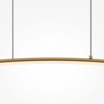 Lustră LED Curve alamă Maytoni, H306, 15W