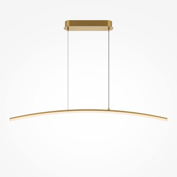 Lustră LED Curve alamă Maytoni, H306, 15W