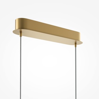 Lustră LED Curve alamă Maytoni, H306, 15W