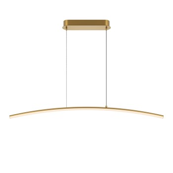 Lustră LED Curve alamă Maytoni, H306, 15W