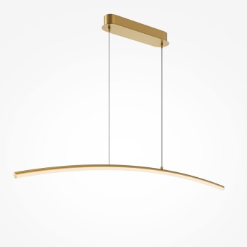 Lustră LED Curve alamă Maytoni, H306, 15W