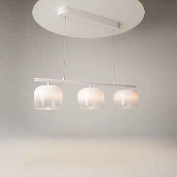 Lustră LED Spirito alb Maytoni, H220, 14W