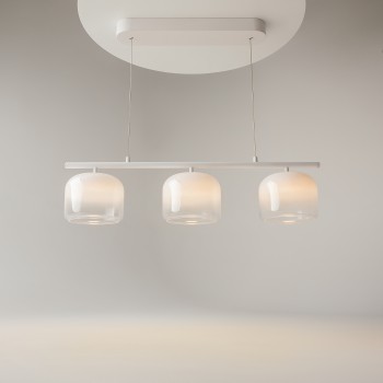 Lustră LED Spirito alb Maytoni, H220, 14W