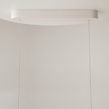 Lustră LED Spirito alb Maytoni, H220, 14W