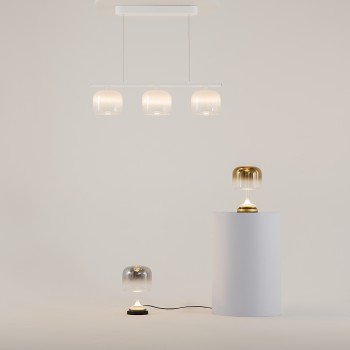 Lustră LED Spirito alb Maytoni, H220, 14W