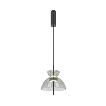 Pendul LED Bangkok negru Maytoni, D25, 12W, H348, grey