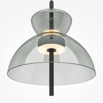 Pendul LED Bangkok negru Maytoni, D25, 12W, H348, grey