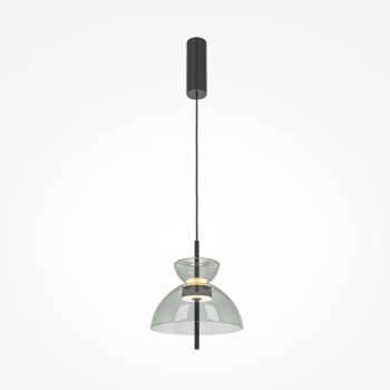 Pendul LED Bangkok negru Maytoni, D25, 12W, H348, grey