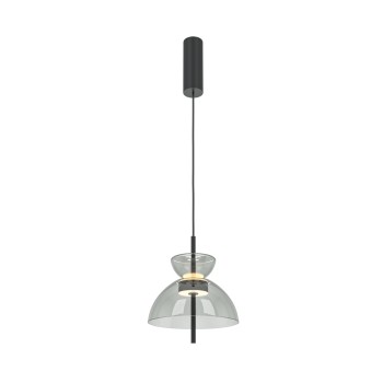 Pendul LED Bangkok negru Maytoni, D25, 12W, H348, grey