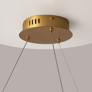 Pendul LED Krone alamă Maytoni, D80, 45W
