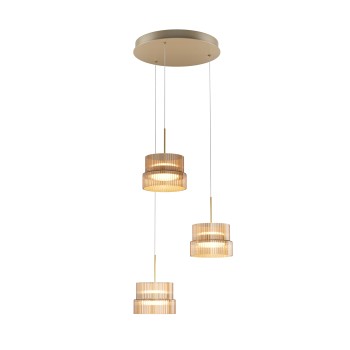 Pendul LED Scala bronz Maytoni, D40, 33W