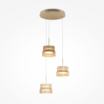 Pendul LED Scala bronz Maytoni, D40, 33W