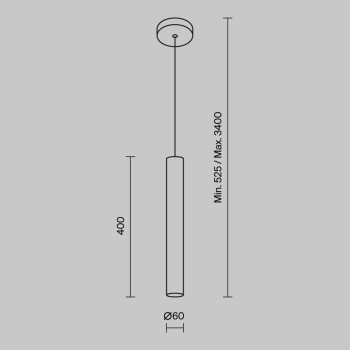 Pendul Pro Focus alamă Maytoni, D6, 1xGU10