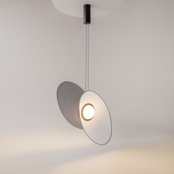 Pendul LED Evolution negru Maytoni, H347, 9W, grey