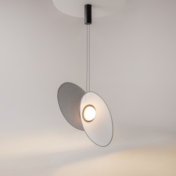 Pendul LED Evolution negru Maytoni, H347, 9W, grey