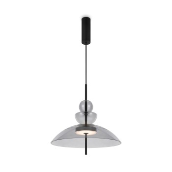 Pendul LED Bangkok negru Maytoni, D40, 12W, grey