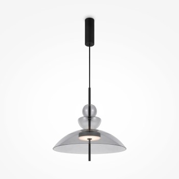 Pendul LED Bangkok negru Maytoni, D40, 12W, grey
