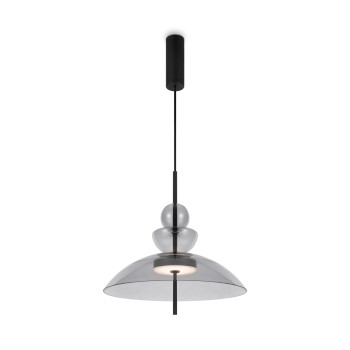 Pendul LED Bangkok negru Maytoni, D40, 12W, grey