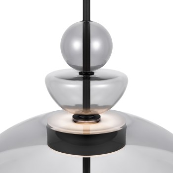 Pendul LED Bangkok negru Maytoni, D40, 12W, grey