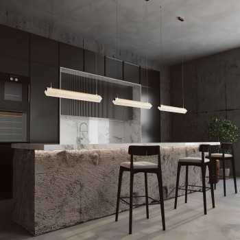 Lustră LED Petra alamă Maytoni, H316, 35W