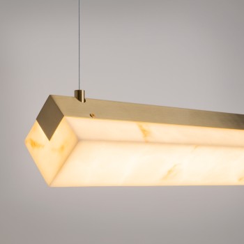 Lustră LED Petra alamă Maytoni, H316, 35W