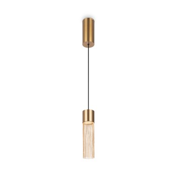 Pendul LED Imaginary auriu Maytoni, D8, 5W