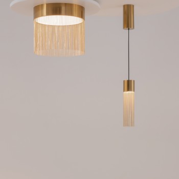 Pendul LED Imaginary auriu Maytoni, D8, 5W