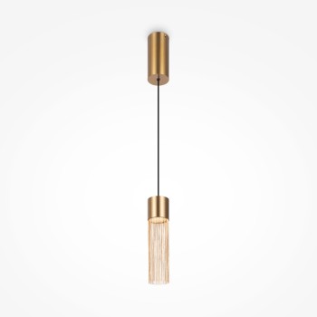 Pendul LED Imaginary auriu Maytoni, D8, 5W