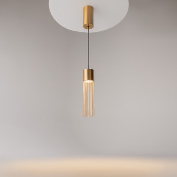 Pendul LED Imaginary auriu Maytoni, D8, 5W