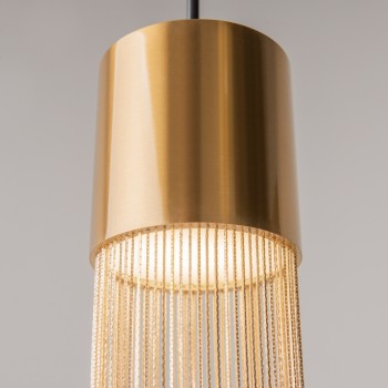 Pendul LED Imaginary auriu Maytoni, D8, 5W