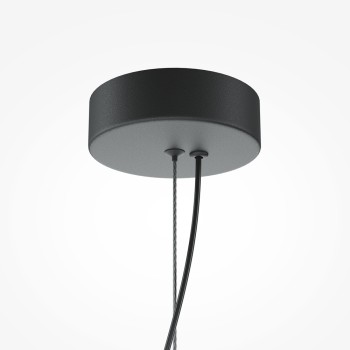 Lustră LED Flat negru Maytoni, H312, 20W, amber