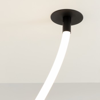 Lustră LED Tau negru Maytoni, 40W