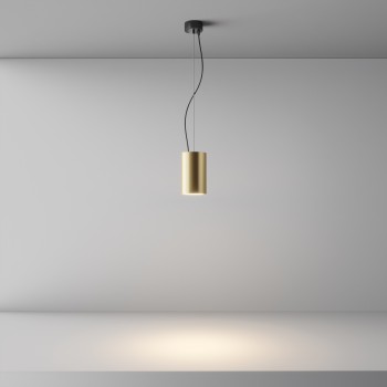 Pendul LED Efir auriu mat Maytoni, D10, 25W