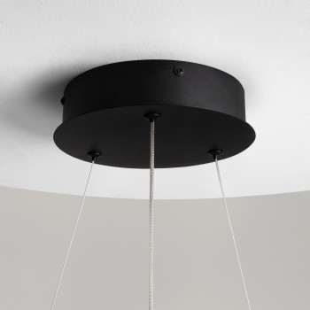 Lustră LED Curve negru Maytoni, D60, 31W