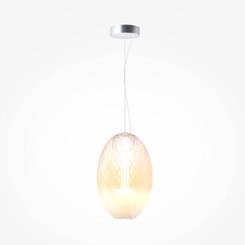 Pendul LED Bruma crom Maytoni, D25, 19W
