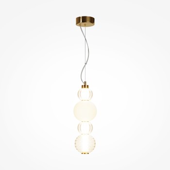 Pendul LED Collar auriu Maytoni, D15, 17W